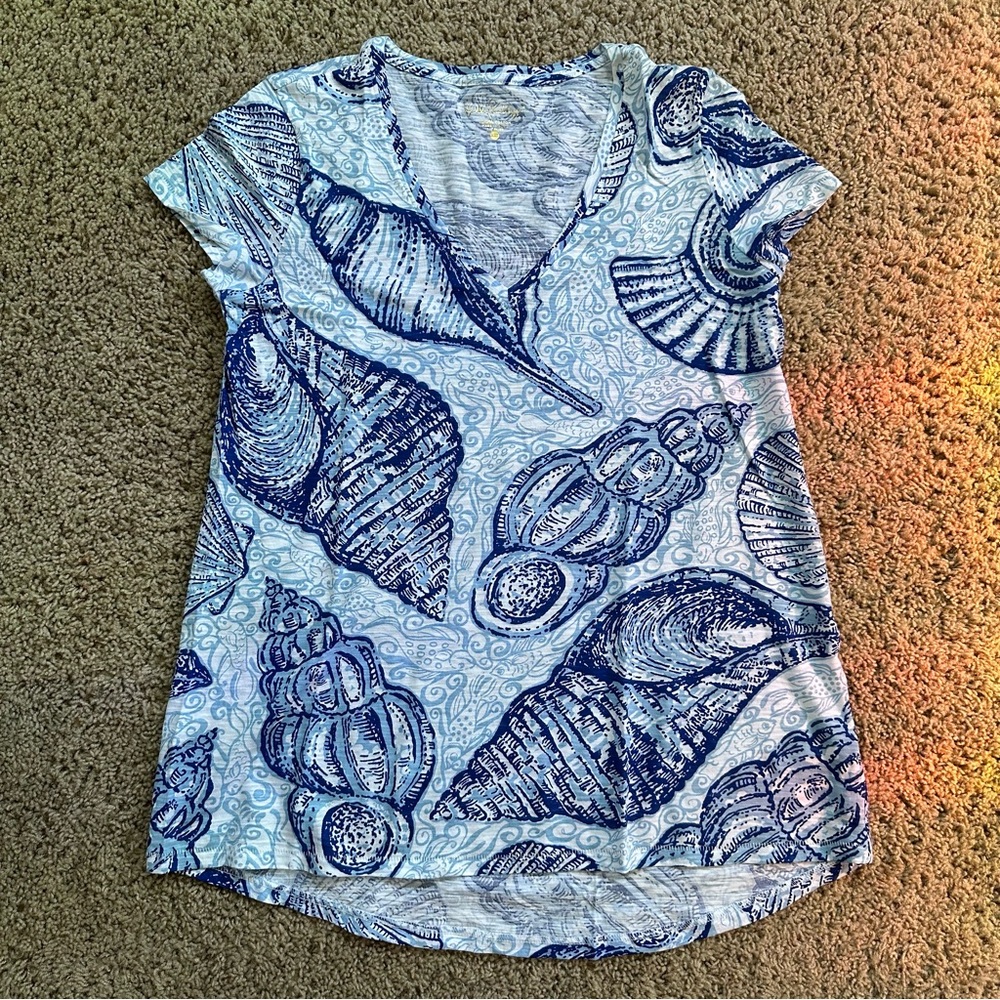 Lilly Pulitzer Etta Top - Stuffed Shells